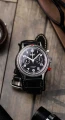 Hanhart - 417 ES Heritage Flyback, 42mm, stalowa bransoleta - zdjęcie 6