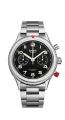 Hanhart - 417 ES Heritage Flyback, 42mm, stalowa bransoleta - zdjęcie 1