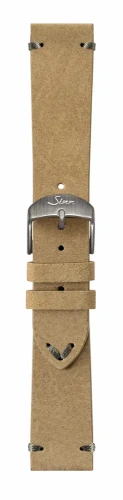 Sinn - nubukowy pasek z dzika; piaskowy